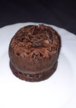Una foto de Brownie de taza en microondas