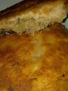 Káposztás lángos recept fotója