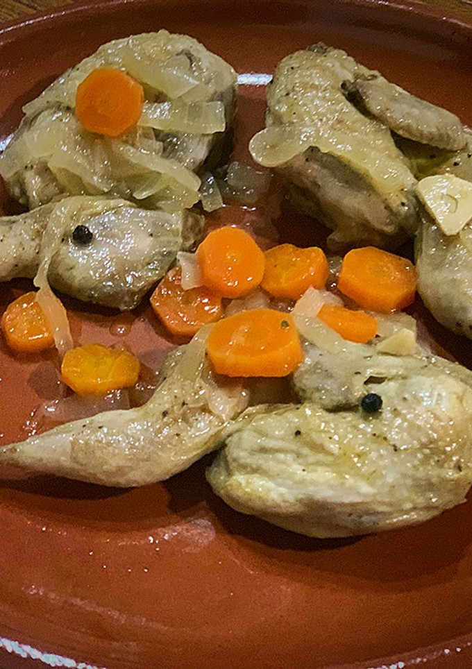 Una foto de Codornices en escabeche