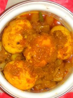 স্পাইসি ডিম কষা (spicy dim Kosha recipe in Bengali) রেসিপির প্রধান ছবি