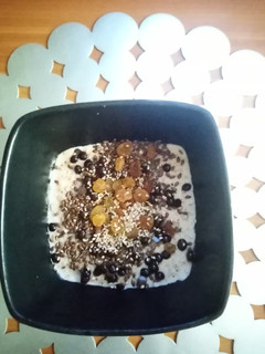 A picture of #oatmeal porridge the challenge.