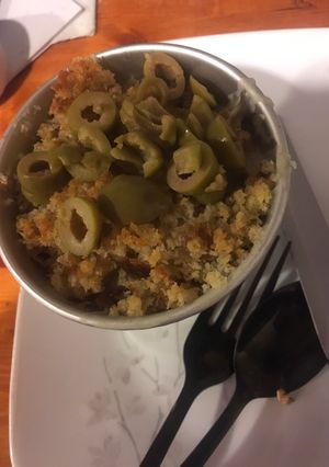 A picture of Mushrooms in ramekins.