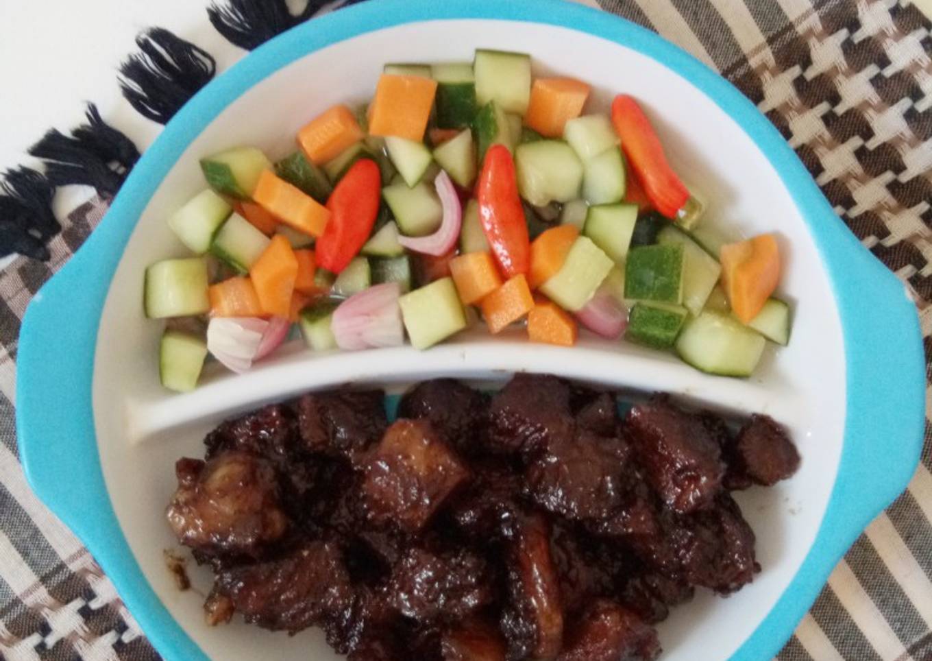 49. Sate Sapi Goreng