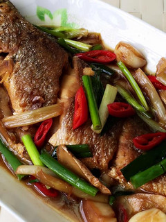 紅燒黃魚 的食譜成品照片