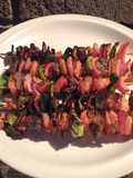 Brochetas de res