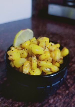 A picture of Masala sweet corn.