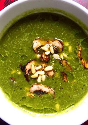 A picture of Nettle and Wild Garlic Soup.