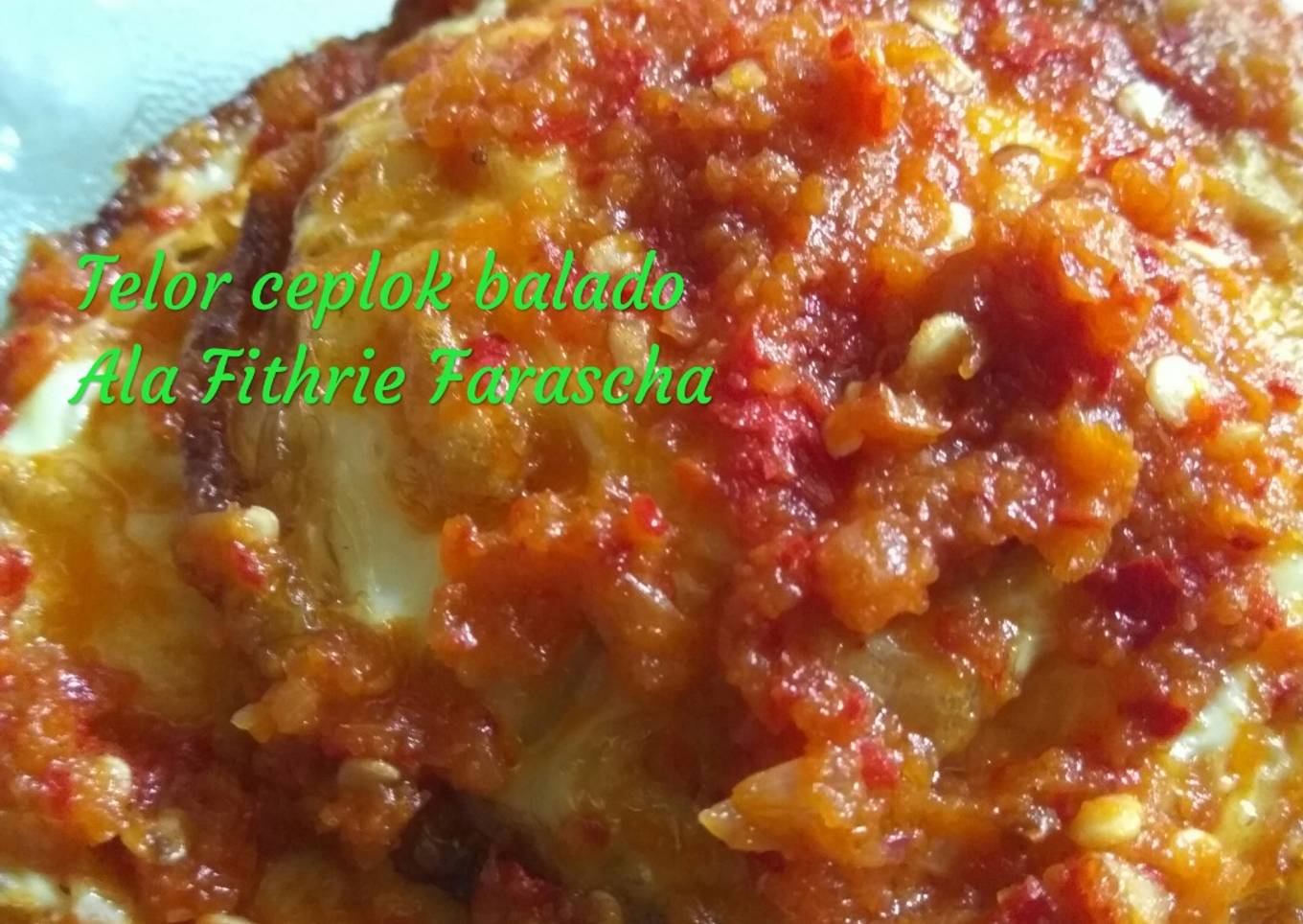 Telor Ceplok Balado Simple Enak