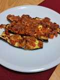 Pizzette din vinete în friteuza cu aer