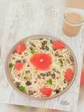 Salade de chou/pamplemousse