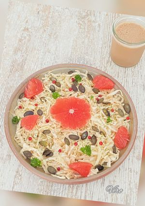 Une photo de Salade de chou/pamplemousse