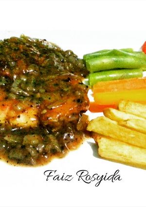 Foto resep Chicken Steak with Blackpepper Sauce