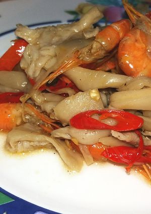 Foto resep Jamur Tiram Tumis Pedas