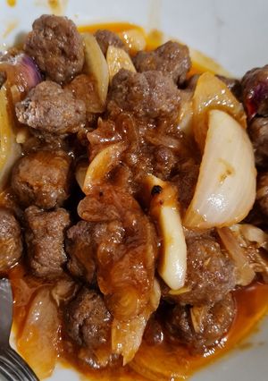 Foto resep Bistik bola sapi