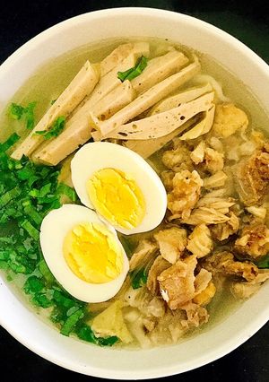 Hình của món Cháo canh Hà Tĩnh.