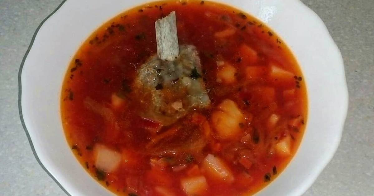 Борщ Из Квашеной Капусты Фото Рецепт