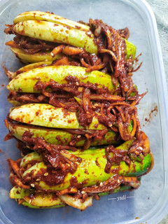 Foto resep Kimchi timun / acar timun
