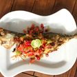 Ikan goreng bumbu kuning sambal dabu-dabu