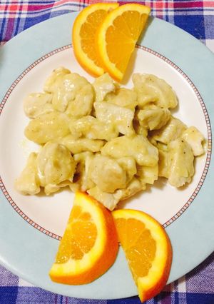 Foto di Piccolini di pollo con anacardi tostati al profumo d'arancia