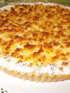 Una foto de Tarta de coco y dulce de leche