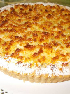 Una foto de Tarta de coco y dulce de leche