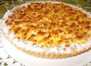Una foto de Tarta de coco y dulce de leche