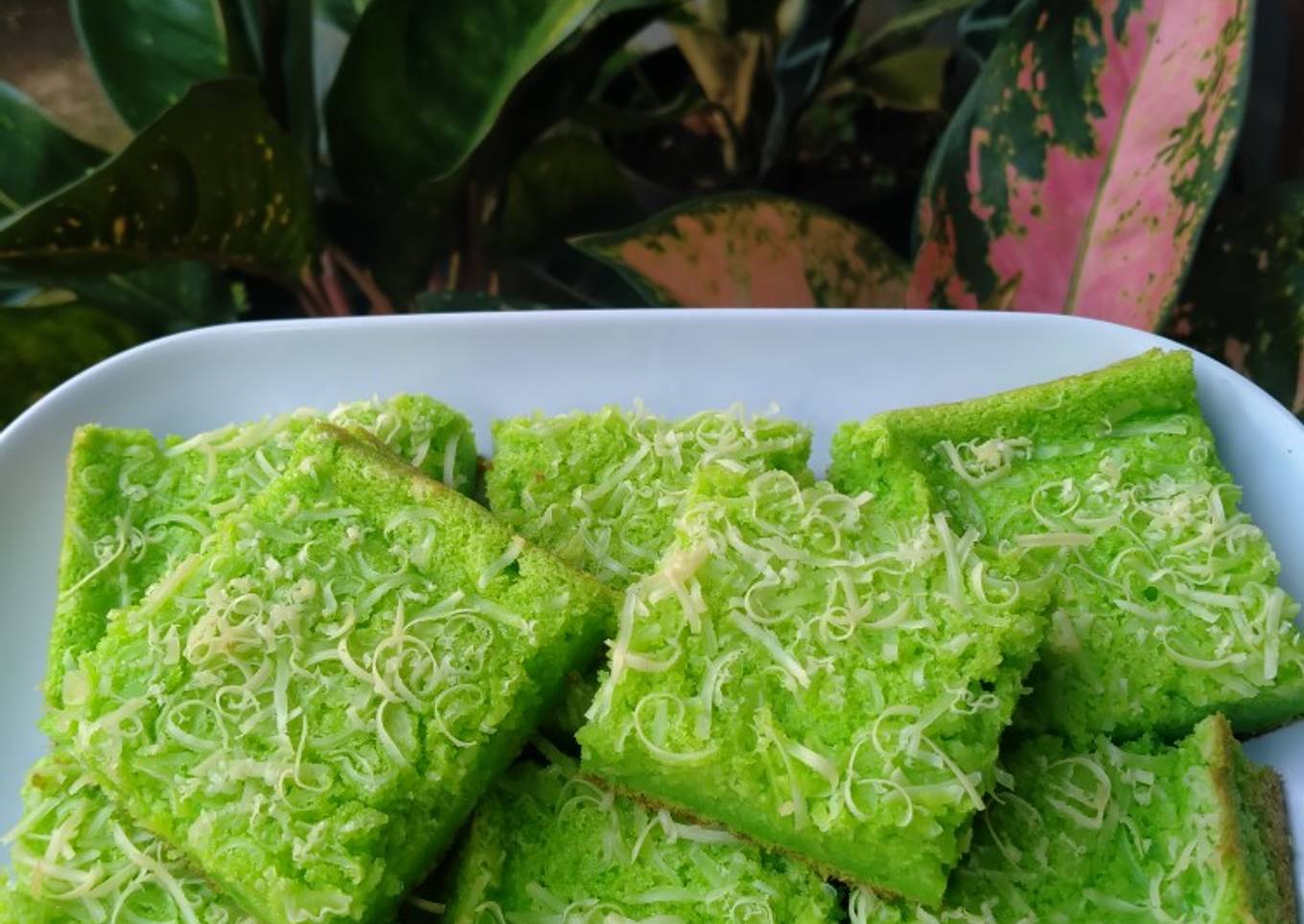 Bolu nasi pandan keju