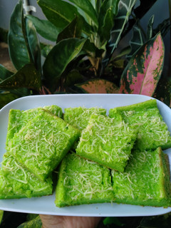 Foto resep Bolu nasi pandan keju