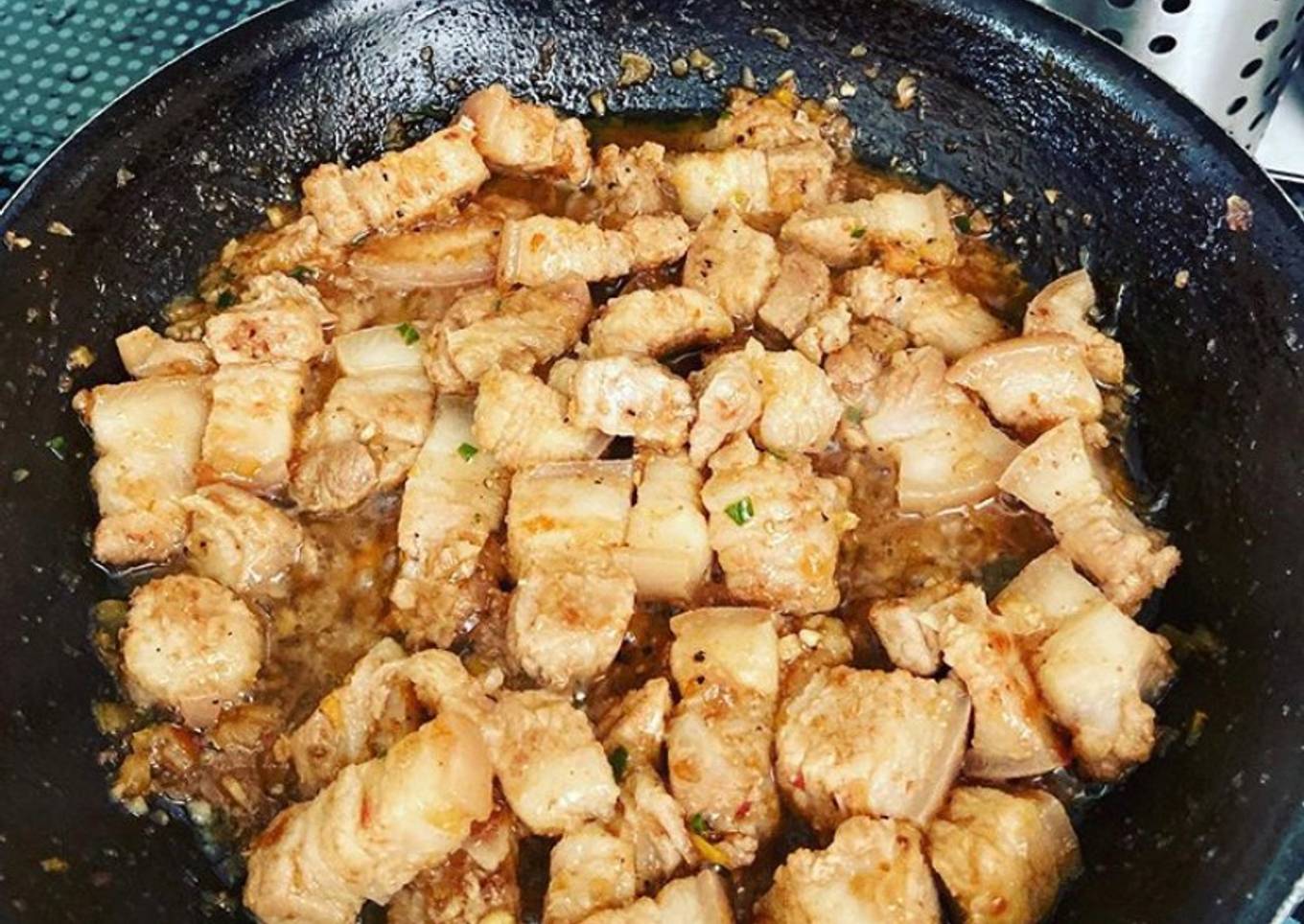 My version of Pork Binaggoongan
