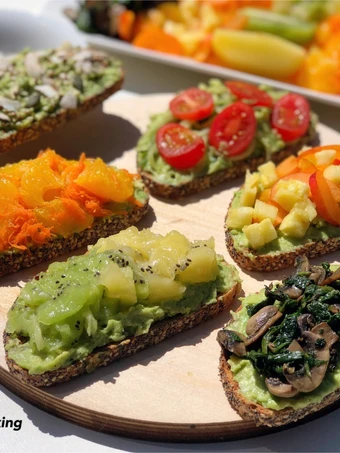 Easy Steps to Make Avocado Toast With Fruits &amp; Veggies | Open Avocado Spread Sandwiches | Perfect Brunch Recipe which So Delicious