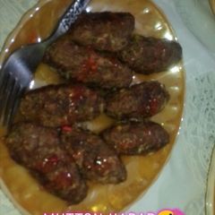 Mutton kabab A picture of Mutton kabab.