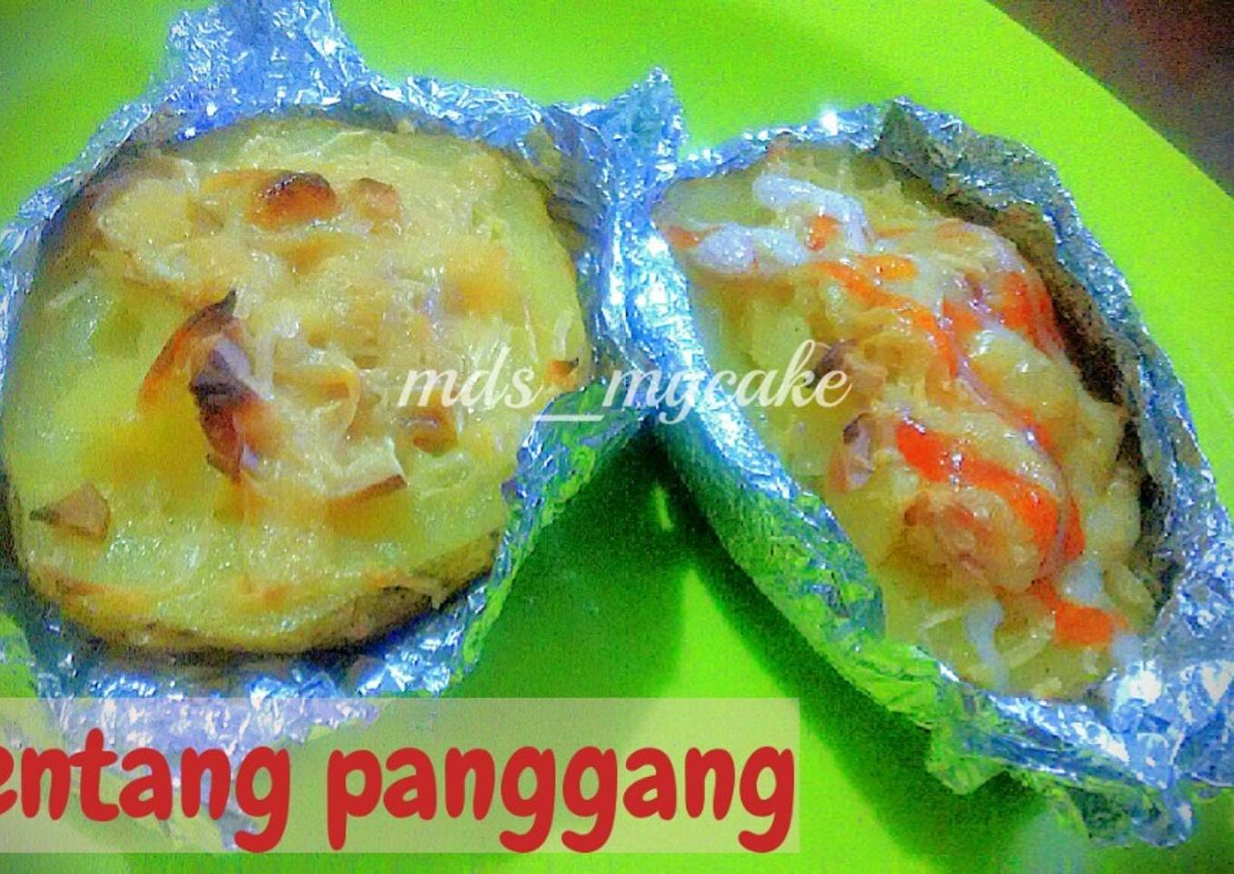 Kentang sosis panggang