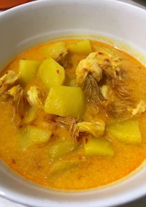 Foto resep Kari/gulai kentang udang simple
