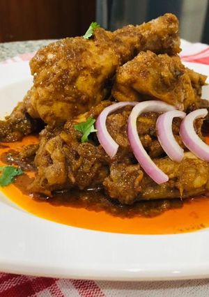 A picture of Chicken Jahangiri.