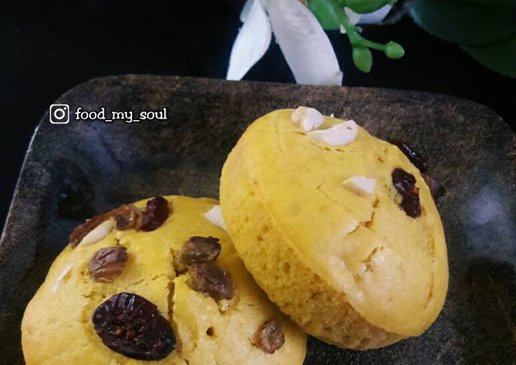 Recipe of Quick Custard Muffins (Eggless)