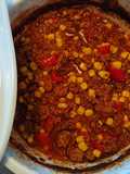 Oven cooked beef chilli