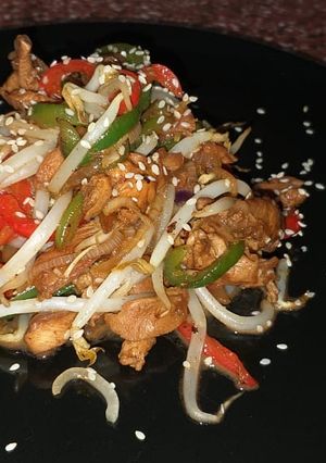 Una foto de Chop suey