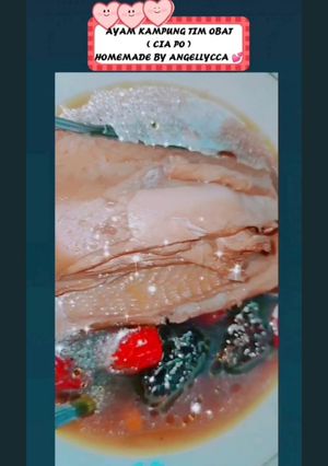 Foto resep Ayam Kampung Tim Obat (Cia PO)