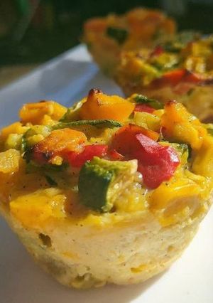 Una foto de Muffins de vegetales