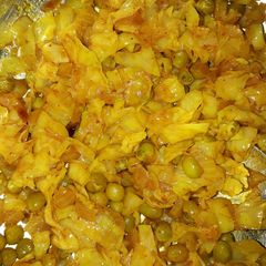 Cabbage sabji A picture of Cabbage sabji.