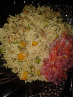 A picture of Mince & veggie Pilau # Kenya Pilau Contest#.