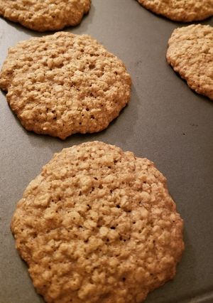A picture of Just Plain Oatmeal Cookies.