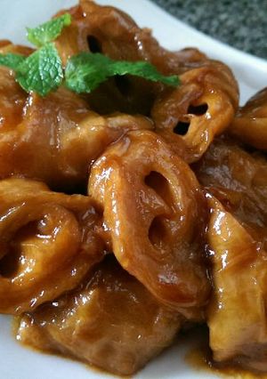 Hình của món Mì Căn Rim Chua Ngọt (Món Chay).