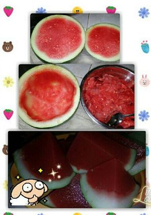 Foto resep Puding semangka