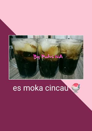 Foto resep Es moka cincau
