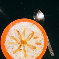 A picture of Kheer (broken wheat}.
