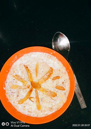 A picture of Kheer (broken wheat}.