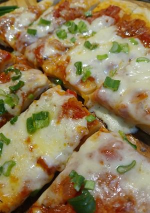 Una foto de Pizza Casera😍🍕