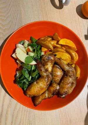 Foto resep Salad apel, timun, tomat dan selada air