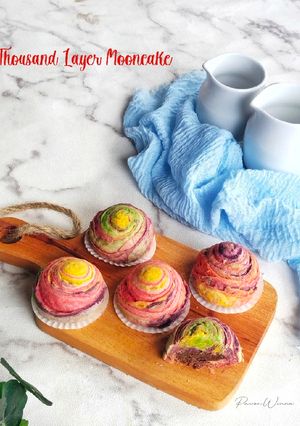 Resep 533. Thousand Layer Mooncake oleh Pawon Winna - Cookpad